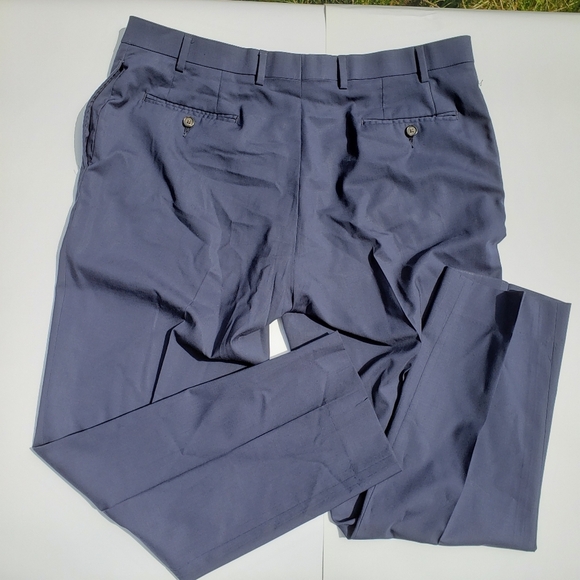 Lauren Ralph Lauren Wool Navy Pants Size 38 x 30 - Picture 4 of 8